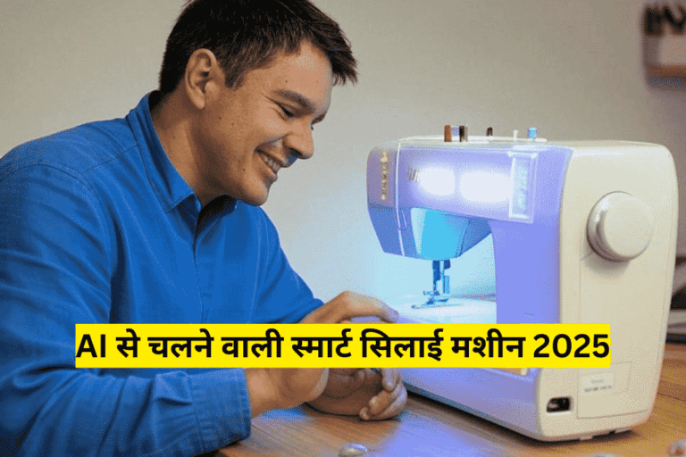 AI से चलने वाली स्मार्ट सिलाई मशीन 2025