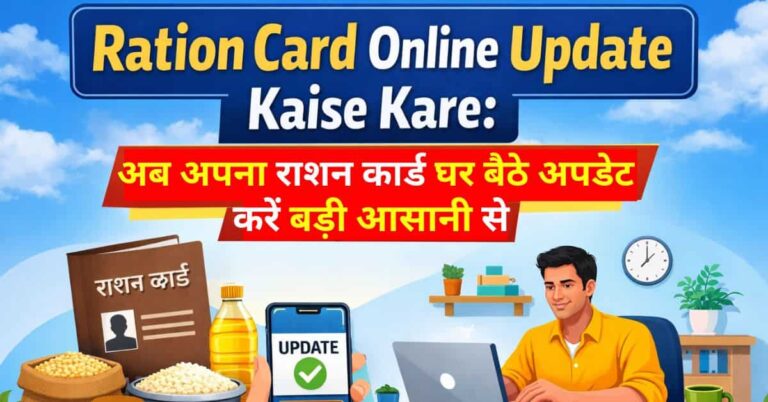 Ration Card Online Update Kaise Kare घर बैठे राशन कार्ड अपडेट करने की पूरी जानकारी