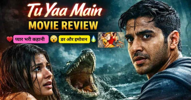 Tu Yaa Main Movie Review पोस्टर - आदर्श गौरव और शनाया कपूर के साथ रोमांस और थ्रिलर