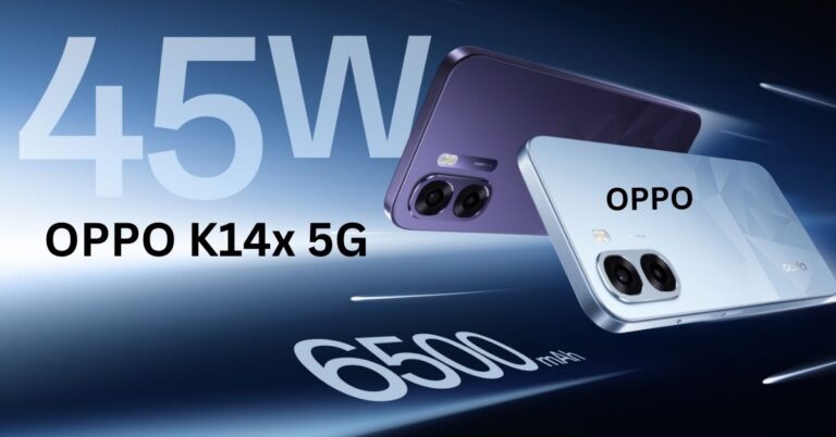OPPO K14x 5G स्मार्टफोन भारत में लॉन्च – 6,500mAh बैटरी और 120Hz डिस्प्ले के साथ